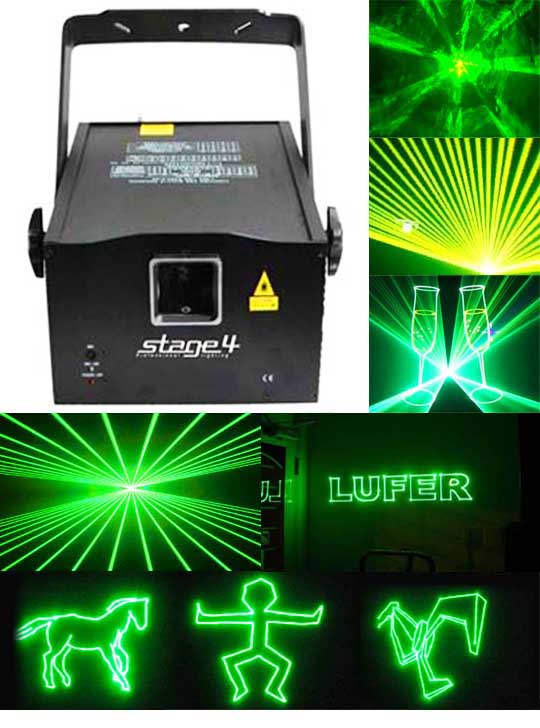 Лазерный проектор для рекламы STAGE 4 GRAPH SD 150G